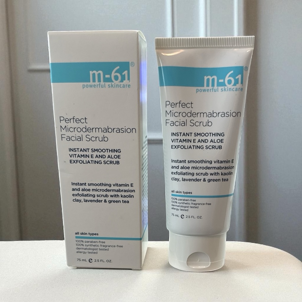 M-61 powerful skincare- Perfect Microdermabrasion Facial Scrub - NIB retails $46